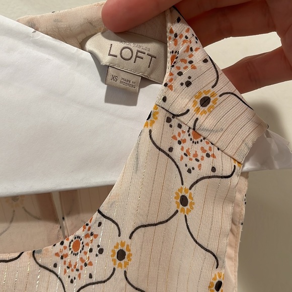 Loft Ruffled Peplum Top - Picture 4 of 5